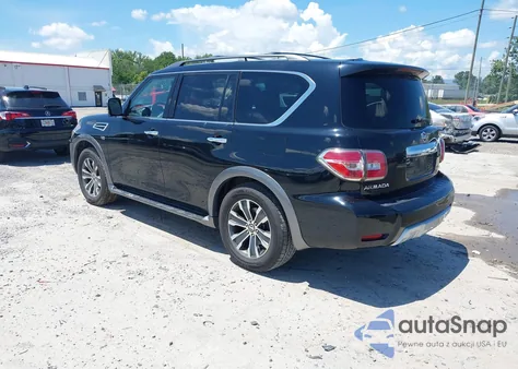 2018 Nissan Armada Sl из США, поврежденный, VIN JN8AY2ND2J9054485